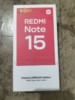 শাওমি রেডমি নোট ১৫ ১২৮ জিবি সিলভার