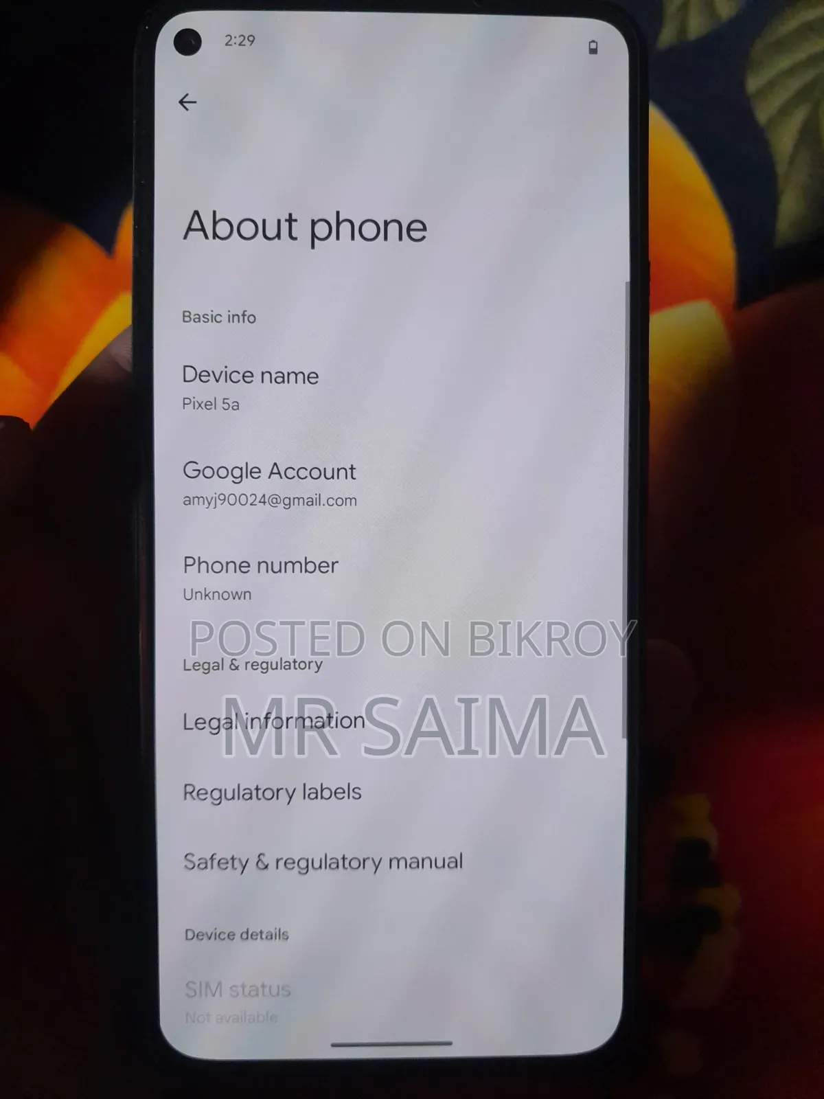 Google Pixel 5a 5G 128 GB Green