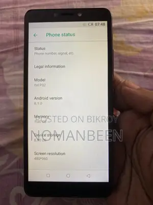 আইটেল পি৩২ ৮ জিবি কালো