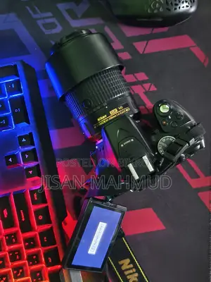 Nikon Camera Used 5300D With 55-200 Dx VR Lens