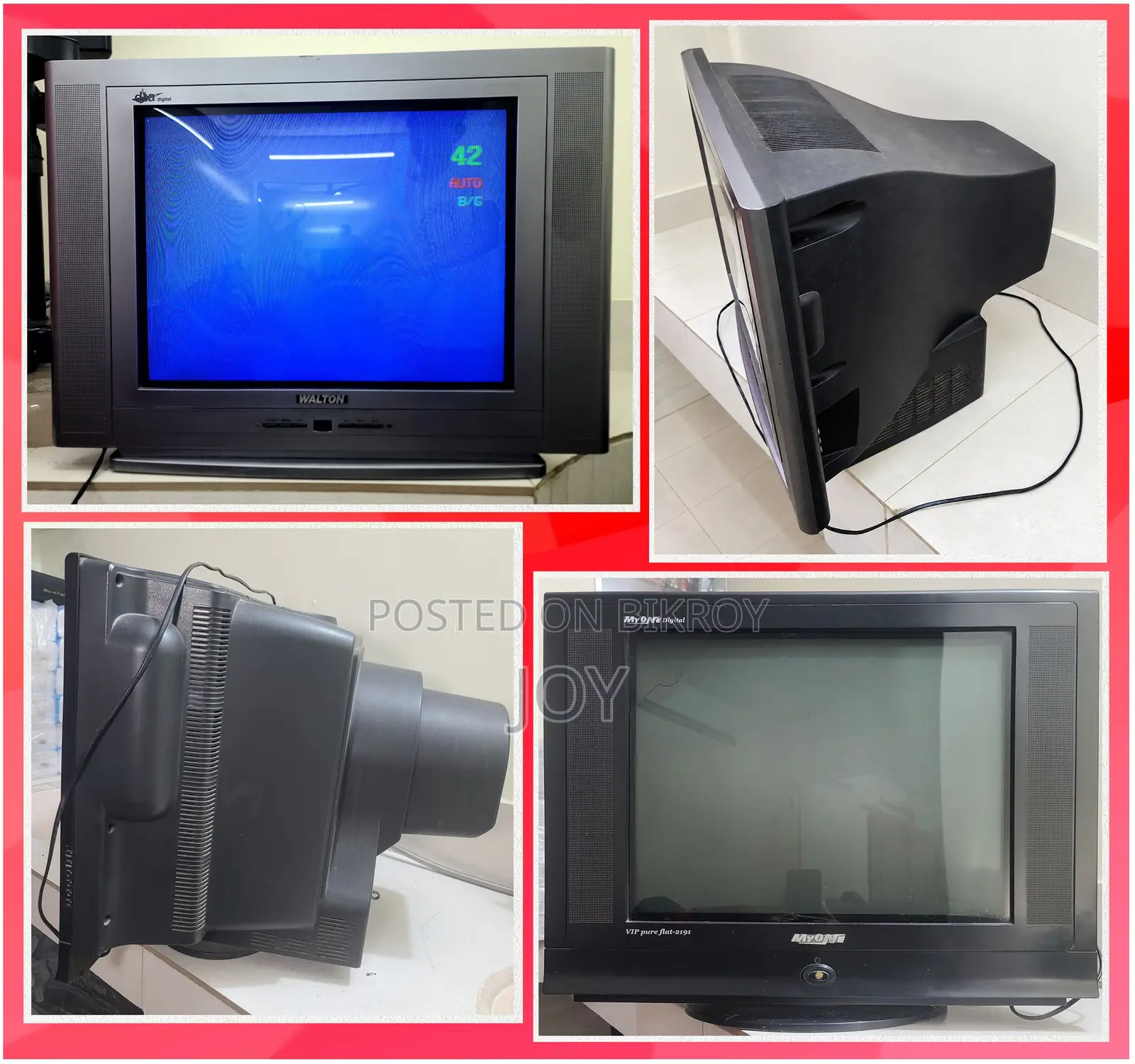 Two CRT Box TVs Will Be Sold