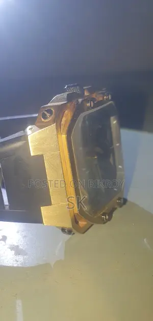 Stylish gold tone Police brand mechanical watch.