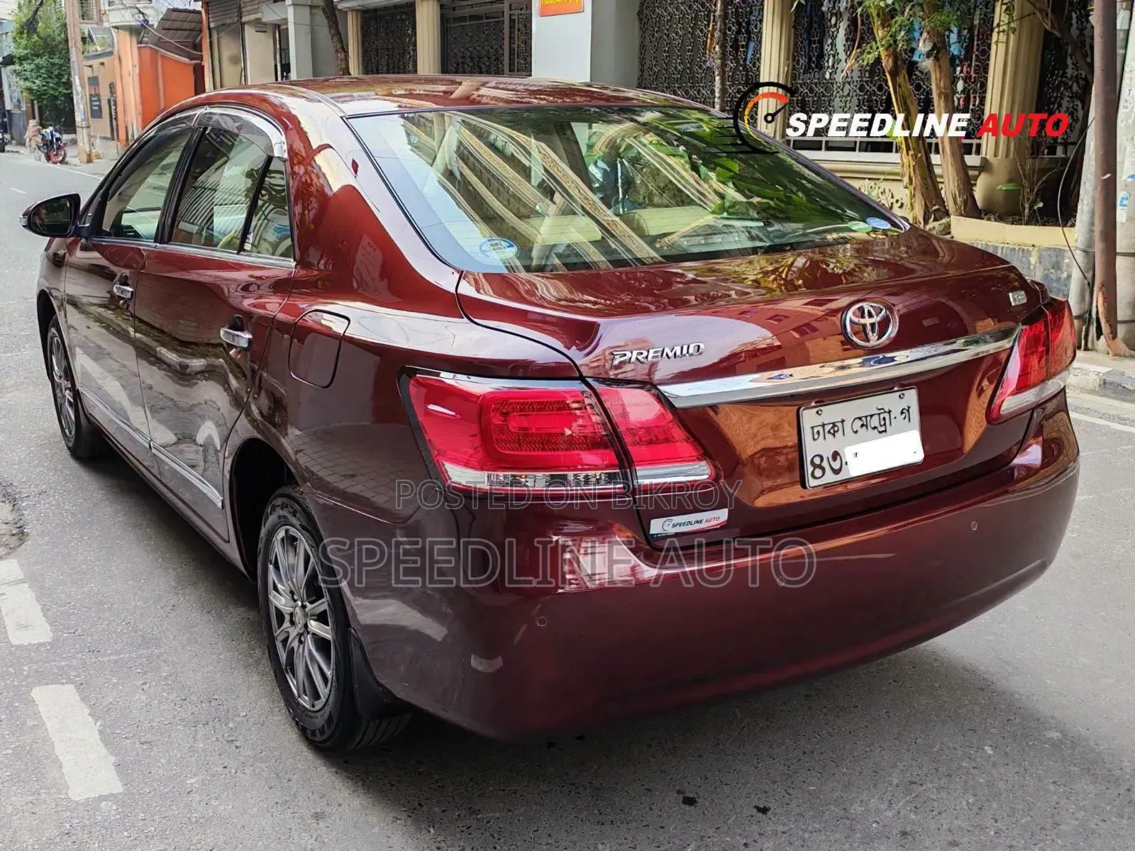 Toyota Premio 2017 Maroon
