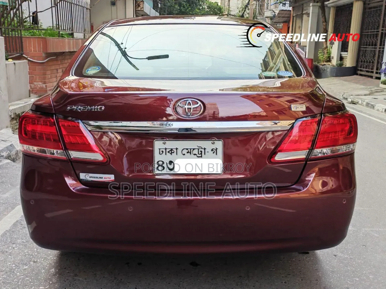 Toyota Premio 2017 Maroon