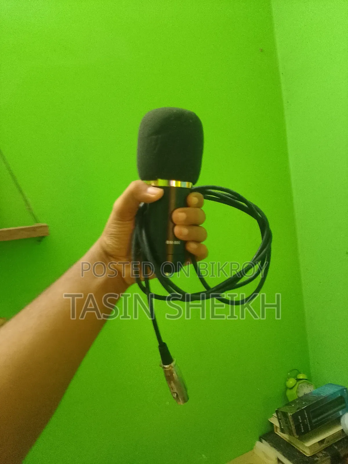BM 800 Best Condenser Microphone with Sound Card and Stand Full Audio