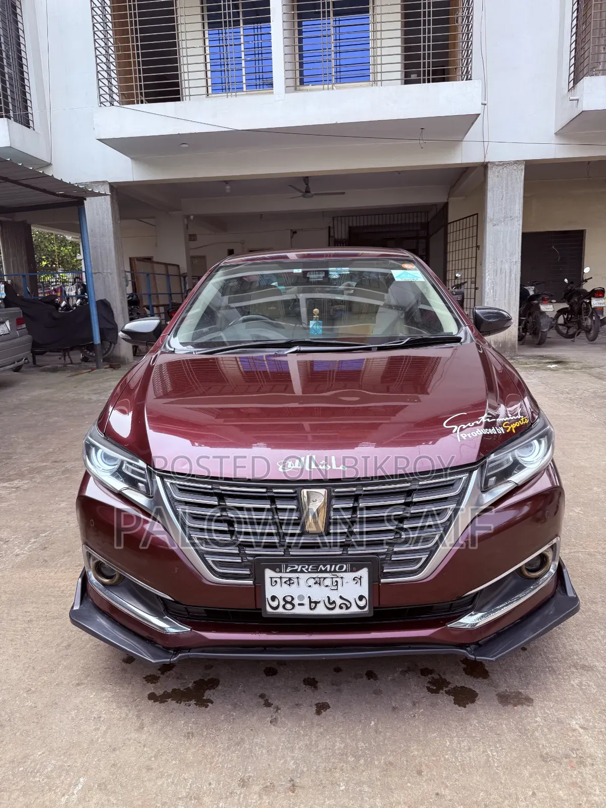 Toyota Premio 1.5 FWD 2017 Maroon