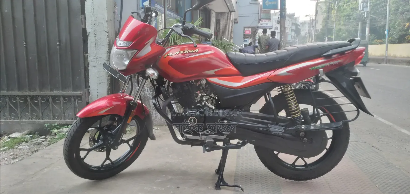 বাজাজ প্লাটিনা ১১০ ইএস ২০২১ লাল