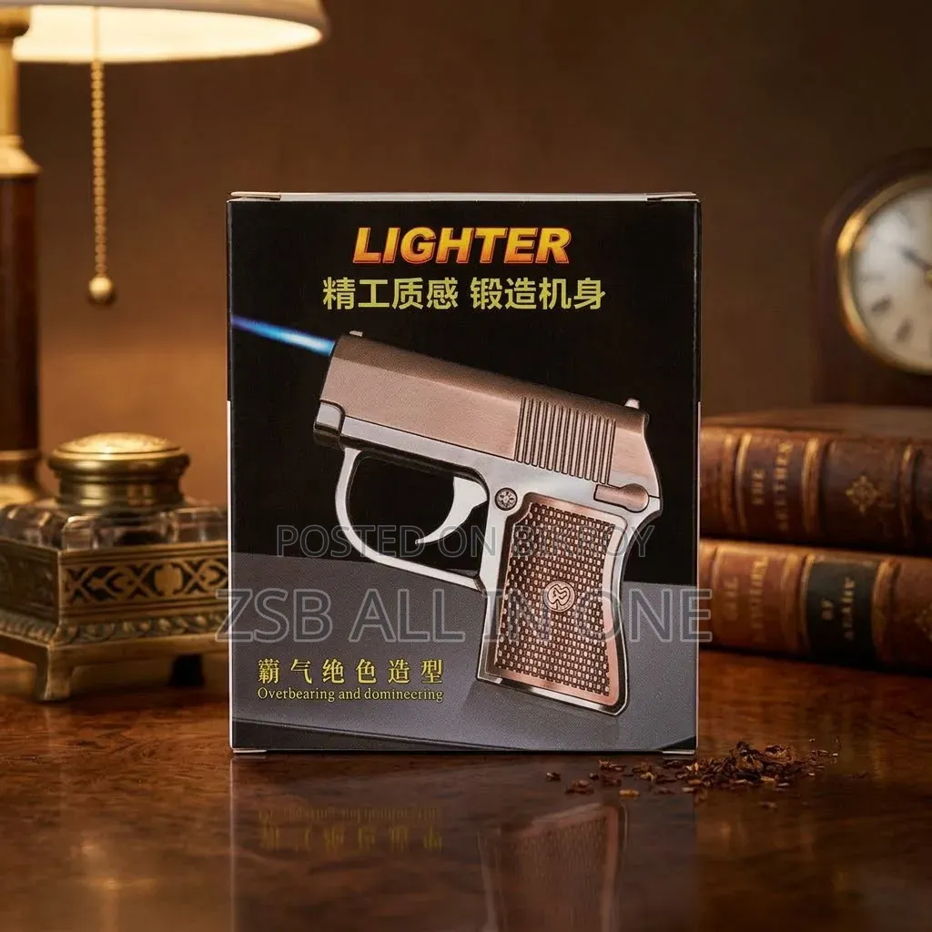 Mini Gun Shape Jet Flame Gas Lighter
