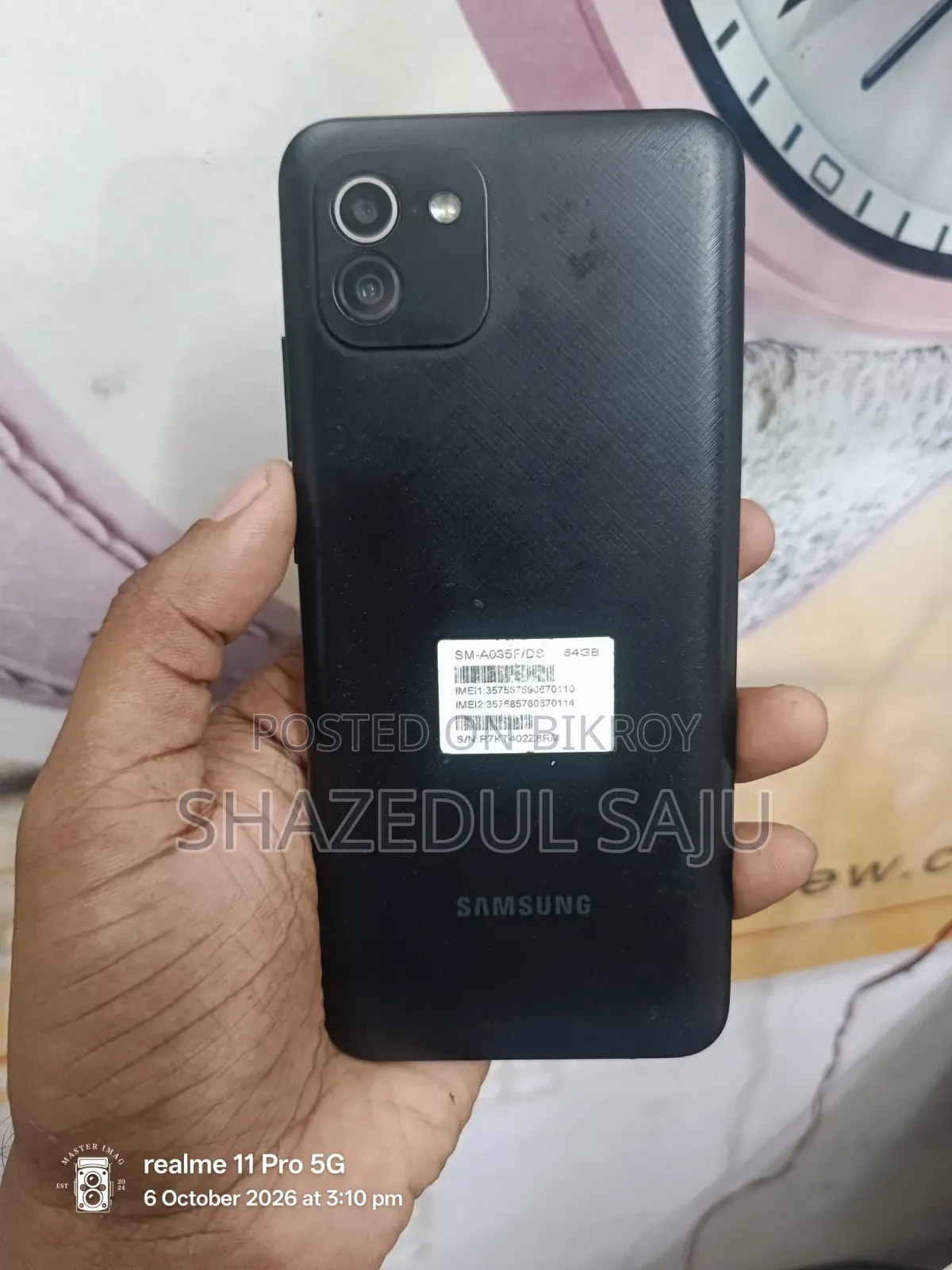 Samsung Galaxy A03 64 GB Black