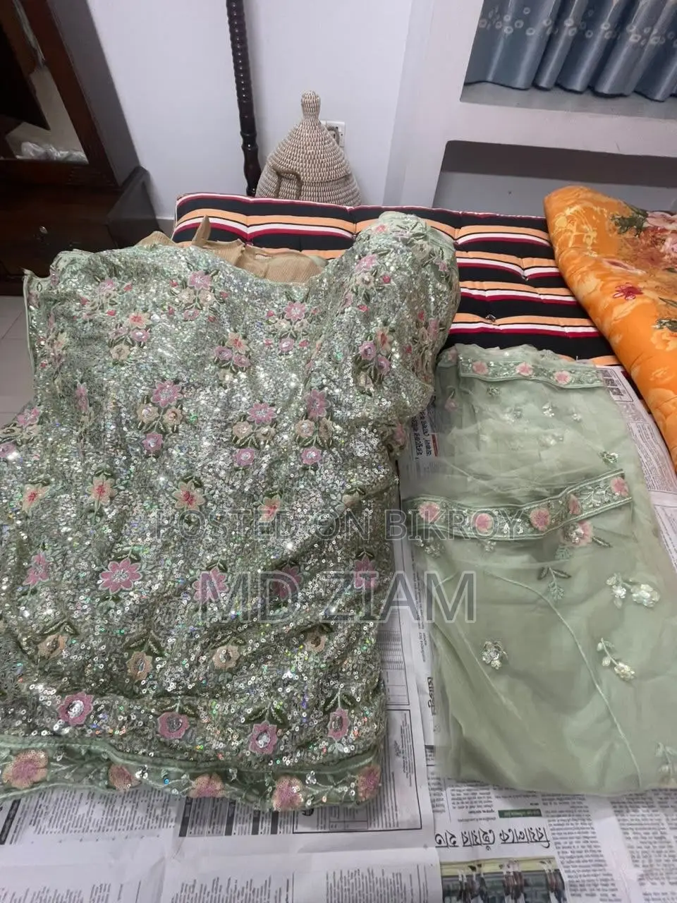 Premium Mint Green Designer Lehenga for Sale