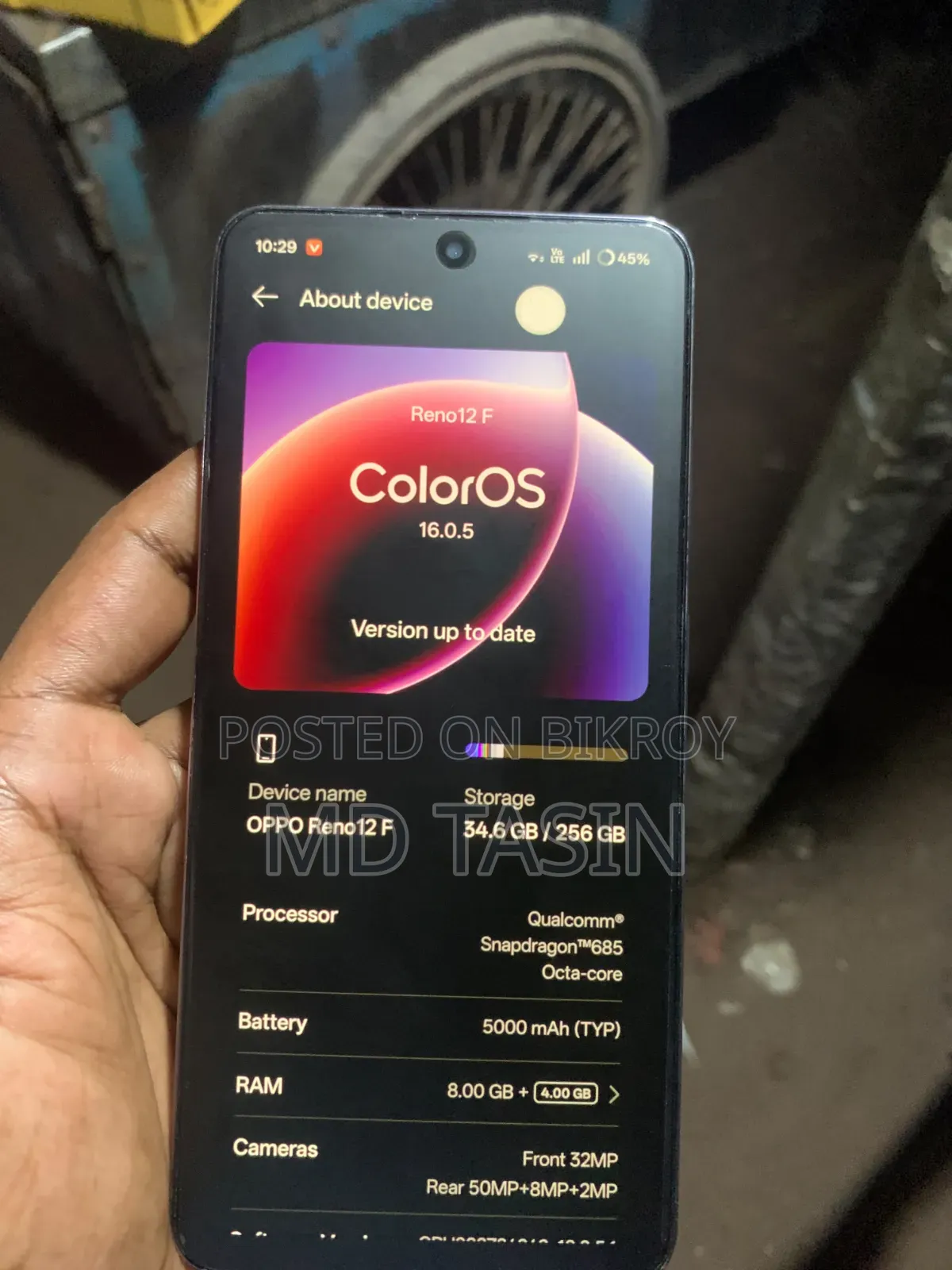 Oppo Reno 256 GB Orange