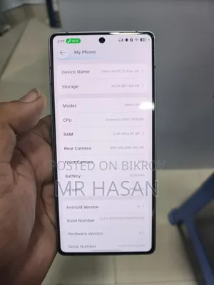 Infinix Note 50 Pro+ 256 GB White