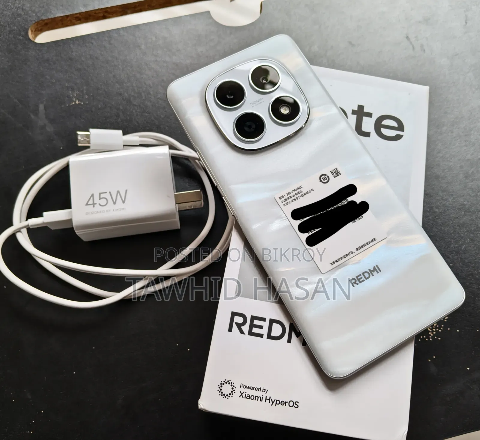 New Xiaomi Redmi Note 15 128 GB White
