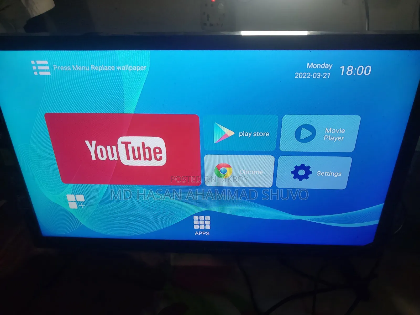 An Old Led TV Will Be Sold