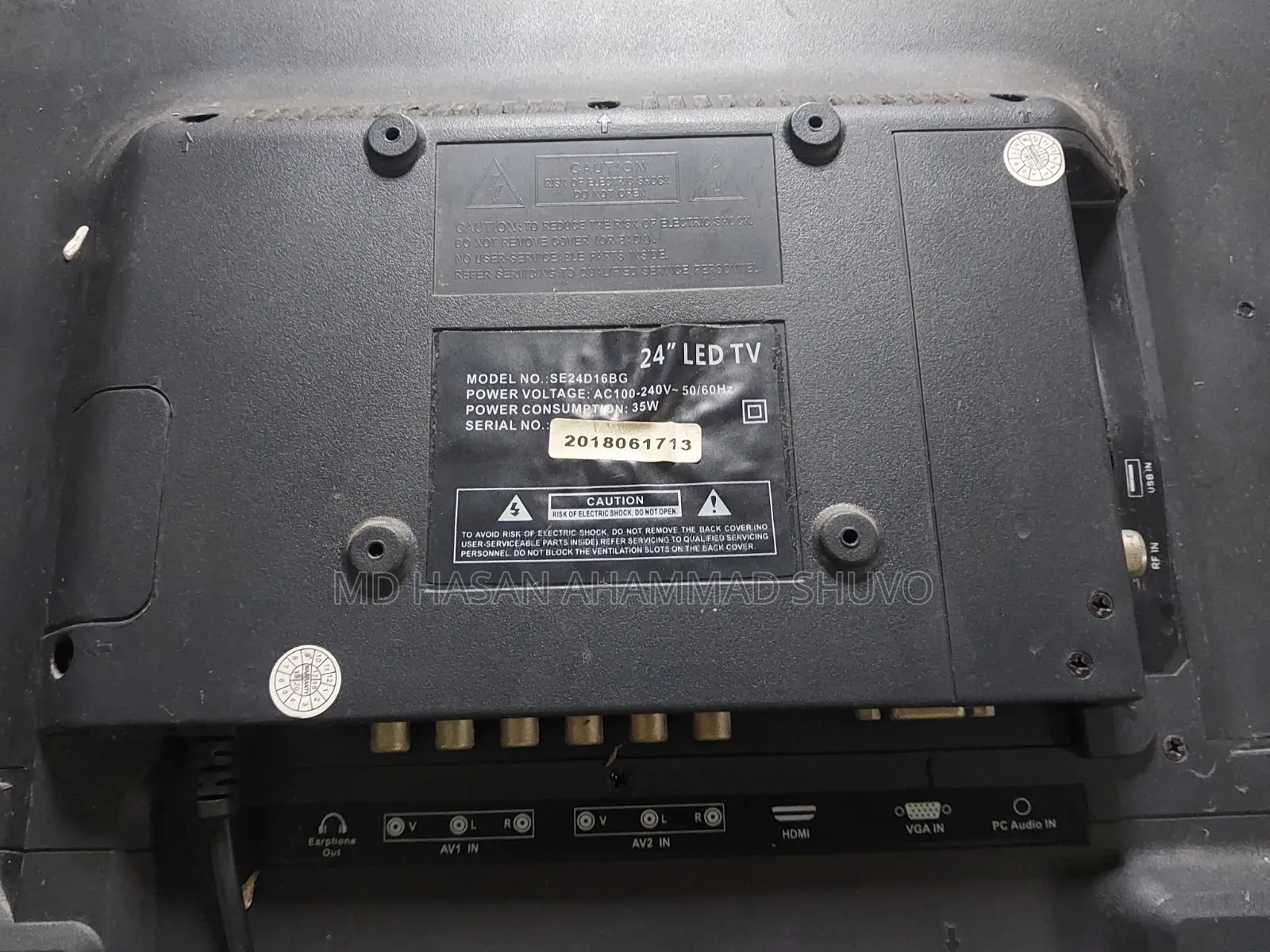 An Old Led TV Will Be Sold