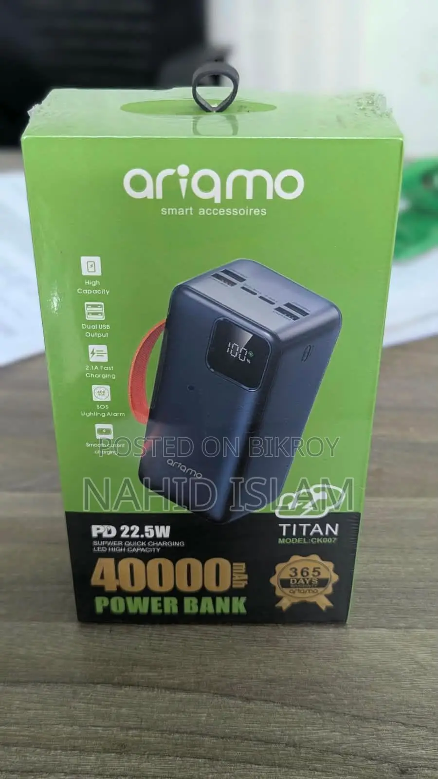 Ariamo TITAN 40000mAh Power Bank