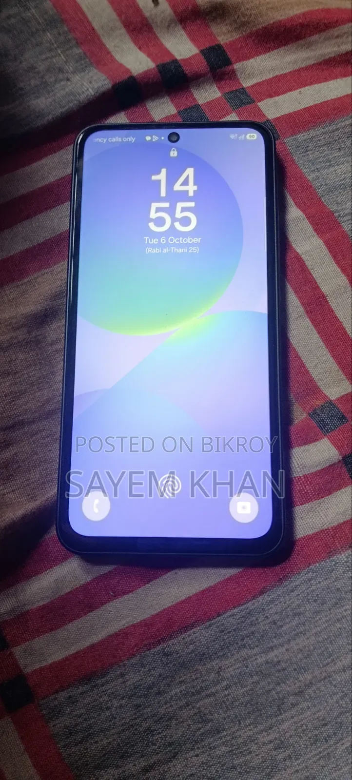 স্যামসাং গ্যালাক্সি এ৩৬ ১২৮ জিবি কালো