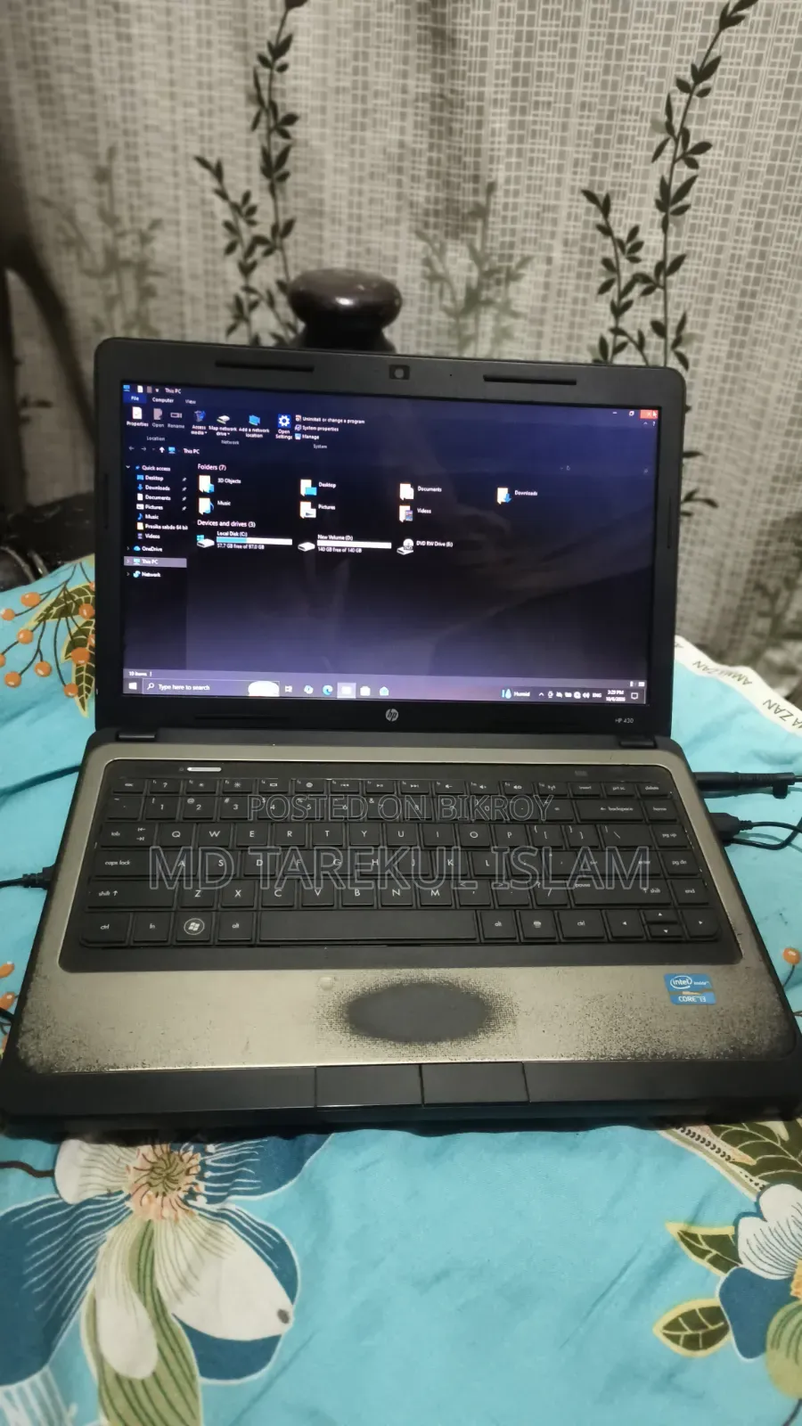 Laptop HP 8GB Intel Core i3 SSD 256GB
