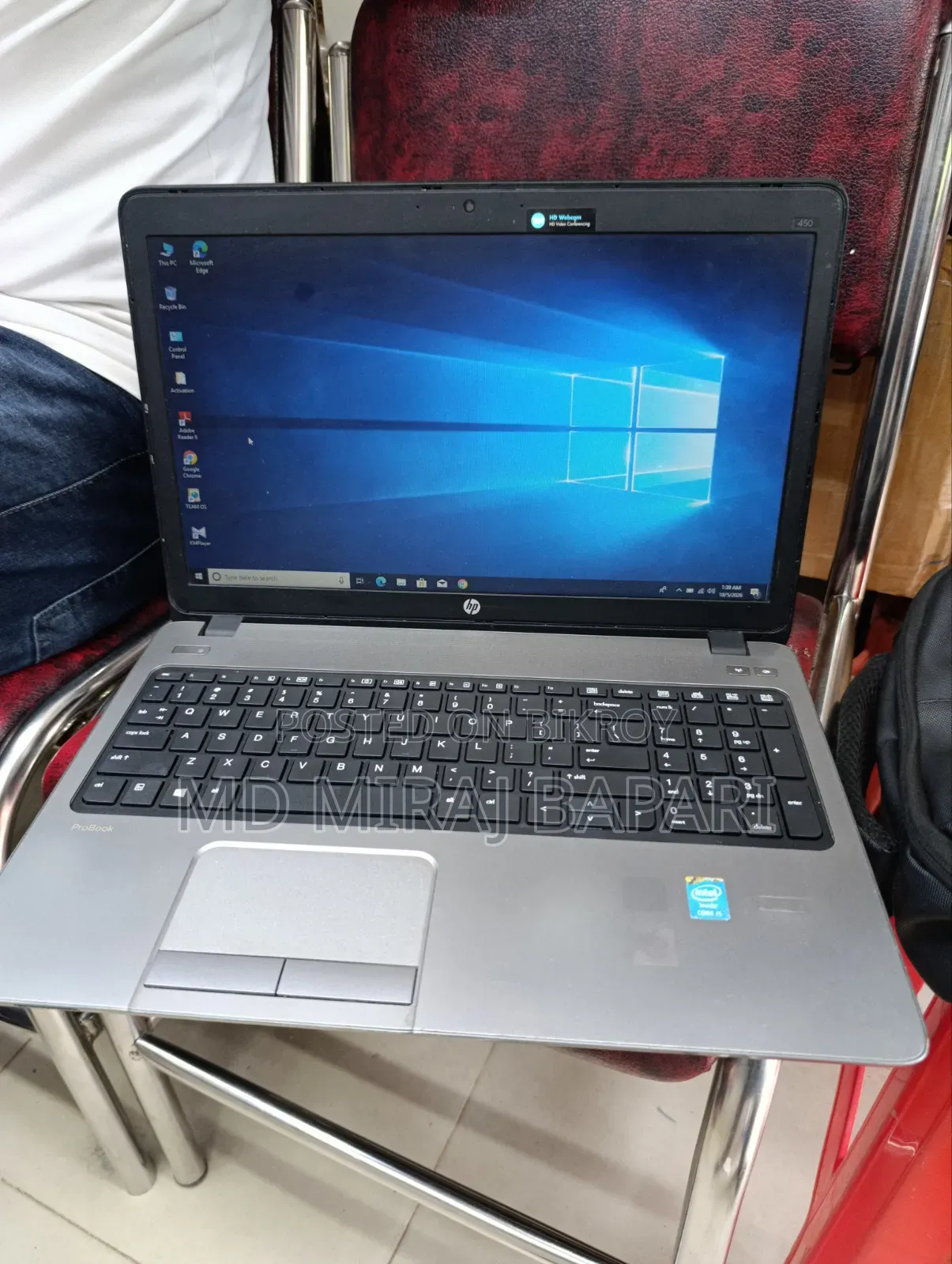 Laptop HP 240 G1 8GB Intel Core i5 HDD 500GB