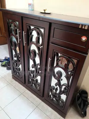 Mirror Design 3 Part Shoe Rack