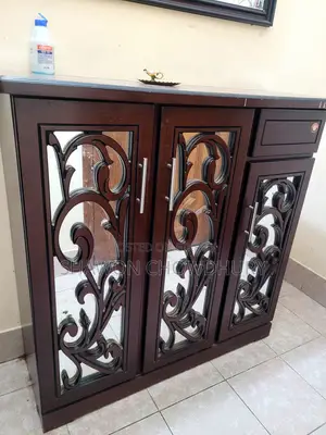 Mirror Design 3 Part Shoe Rack