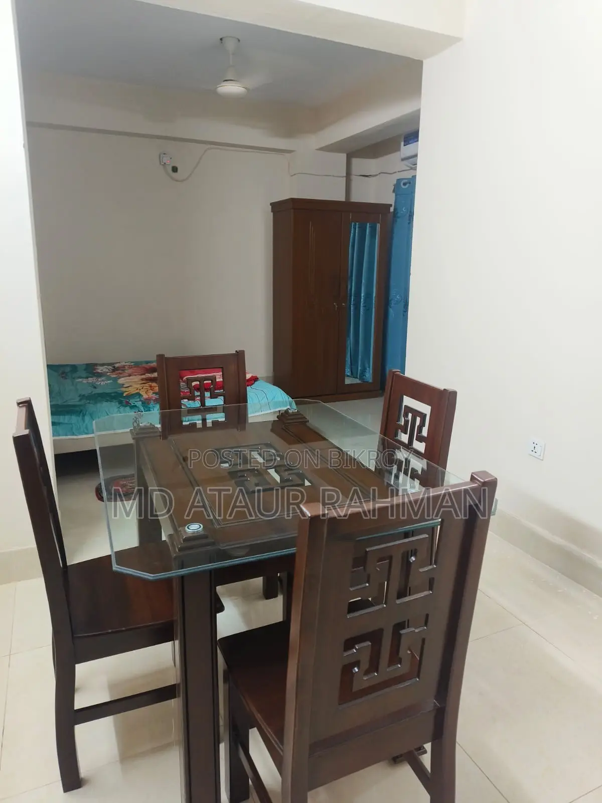 ঢাকার উত্তরায় ভাড়া দেওয়ার জন্য ফার্নিশড স্টুডিও অ্যাপার্টমেন্ট