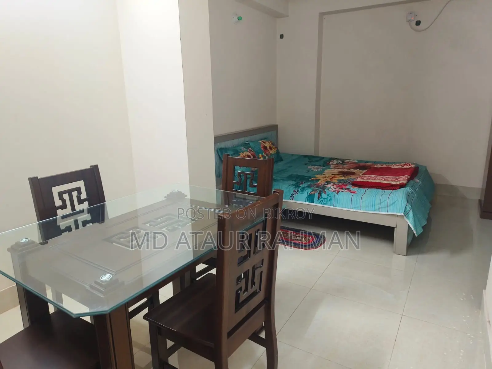 ঢাকার উত্তরায় ভাড়া দেওয়ার জন্য ফার্নিশড স্টুডিও অ্যাপার্টমেন্ট