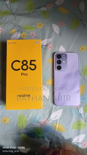নতুন রিয়েলমি সি৮৫ প্রো ১২৮ জিবি পার্পল