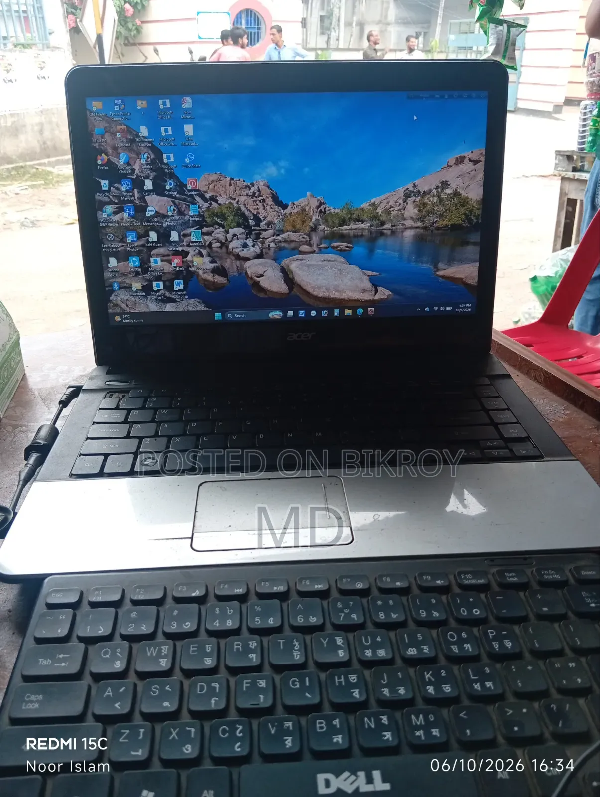 Laptop Acer 4GB Intel Core i5 SSD 128GB
