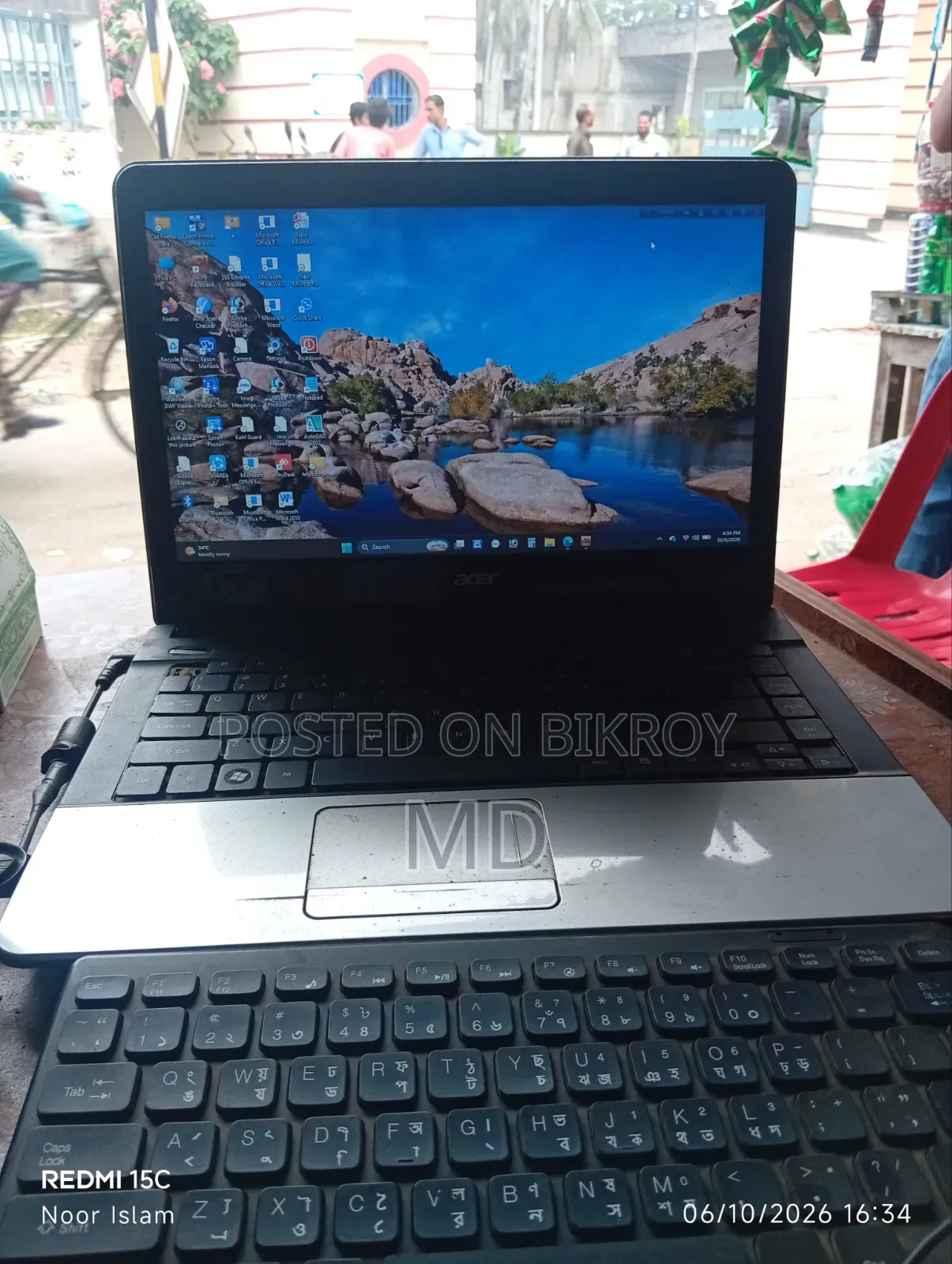 Laptop Acer 4GB Intel Core i5 SSD 128GB