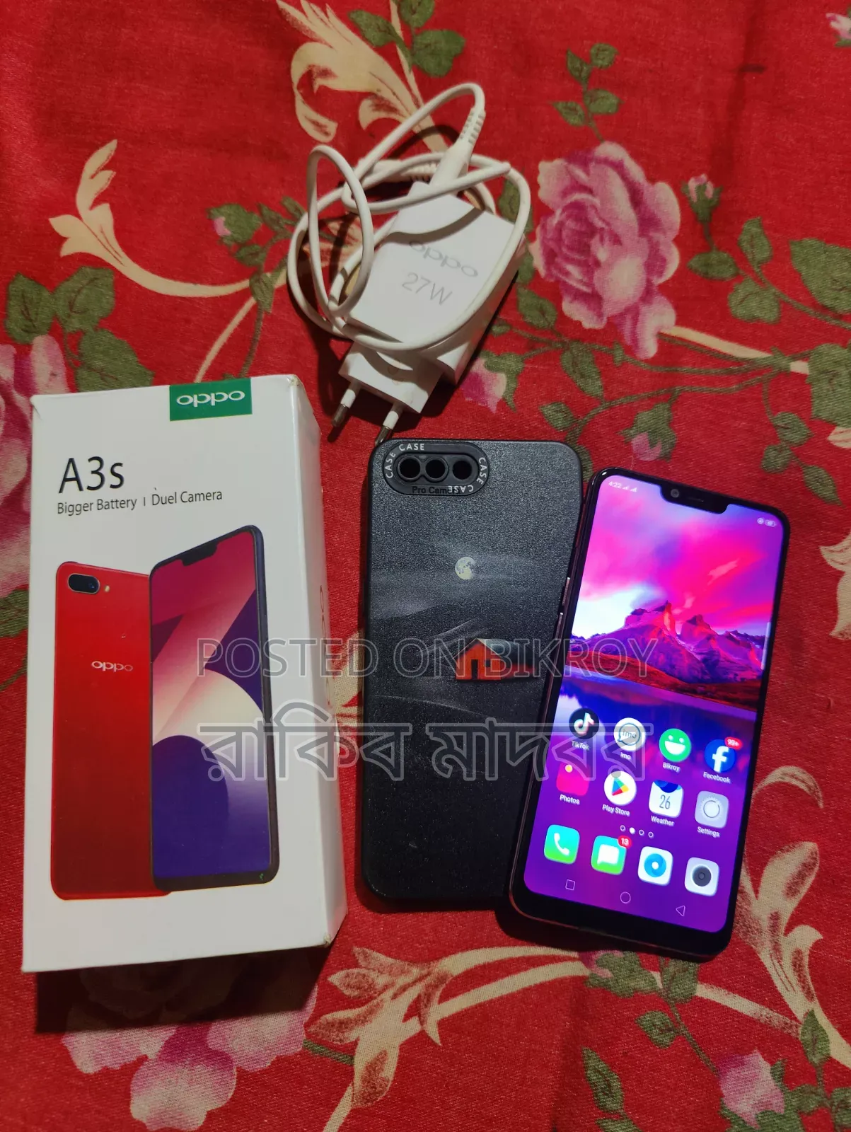 নিউ অপো এ৩এস ২৫৬ জিবি গোল্ড