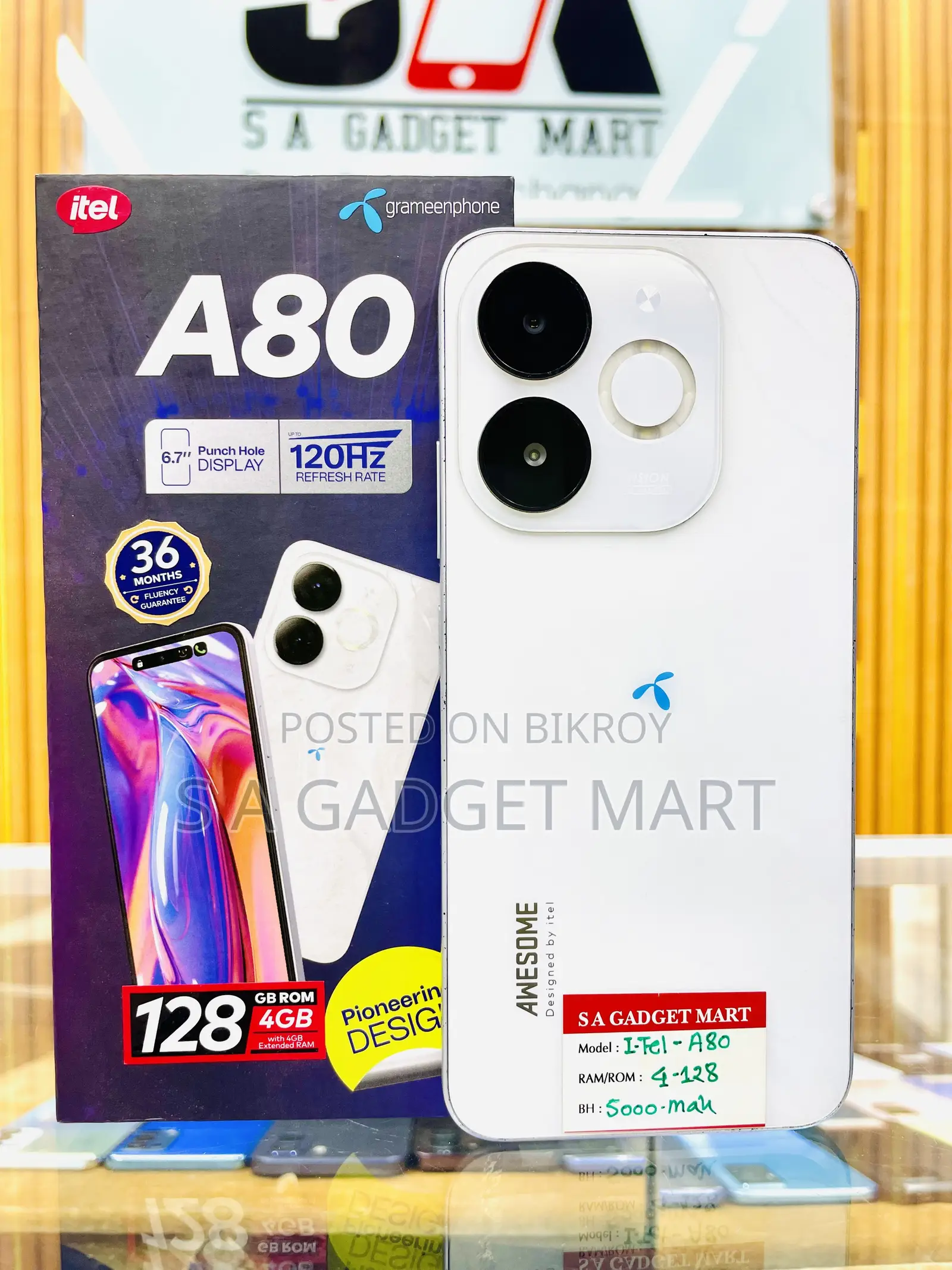 Itel A80 128 GB White