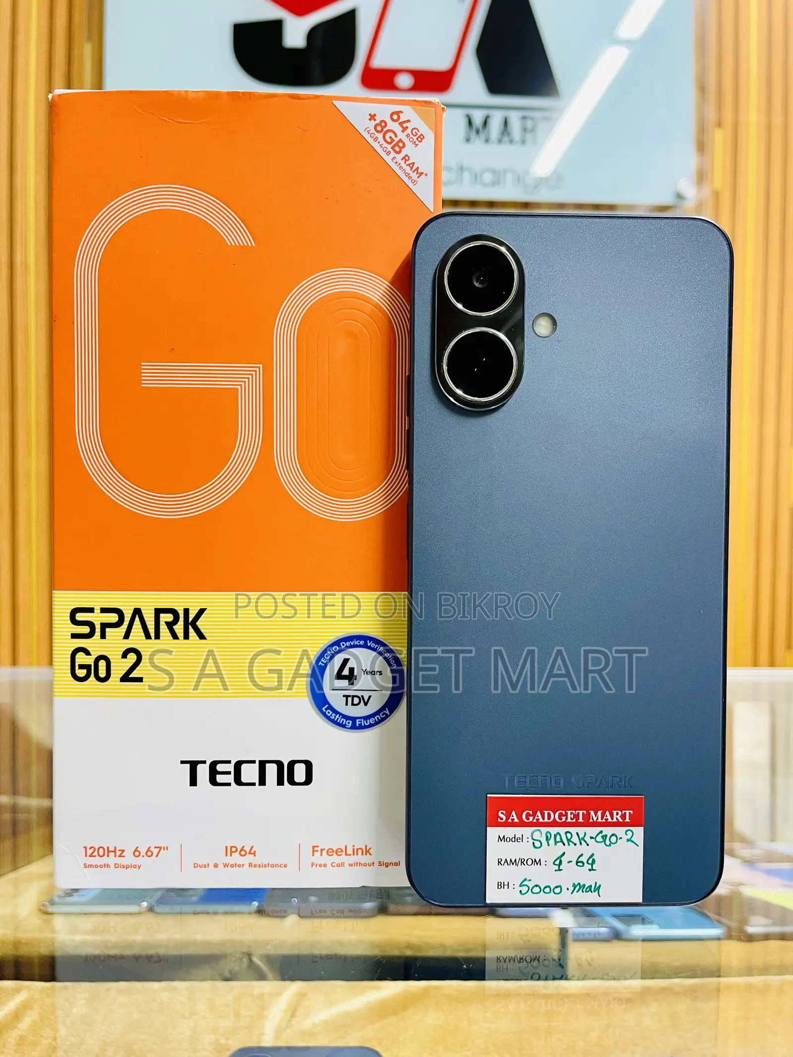 Tecno Spark Go 2 64 GB Gray