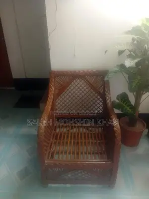 Premium Quality Handcrafted Cane Sofa Set (3+1+1) – Used