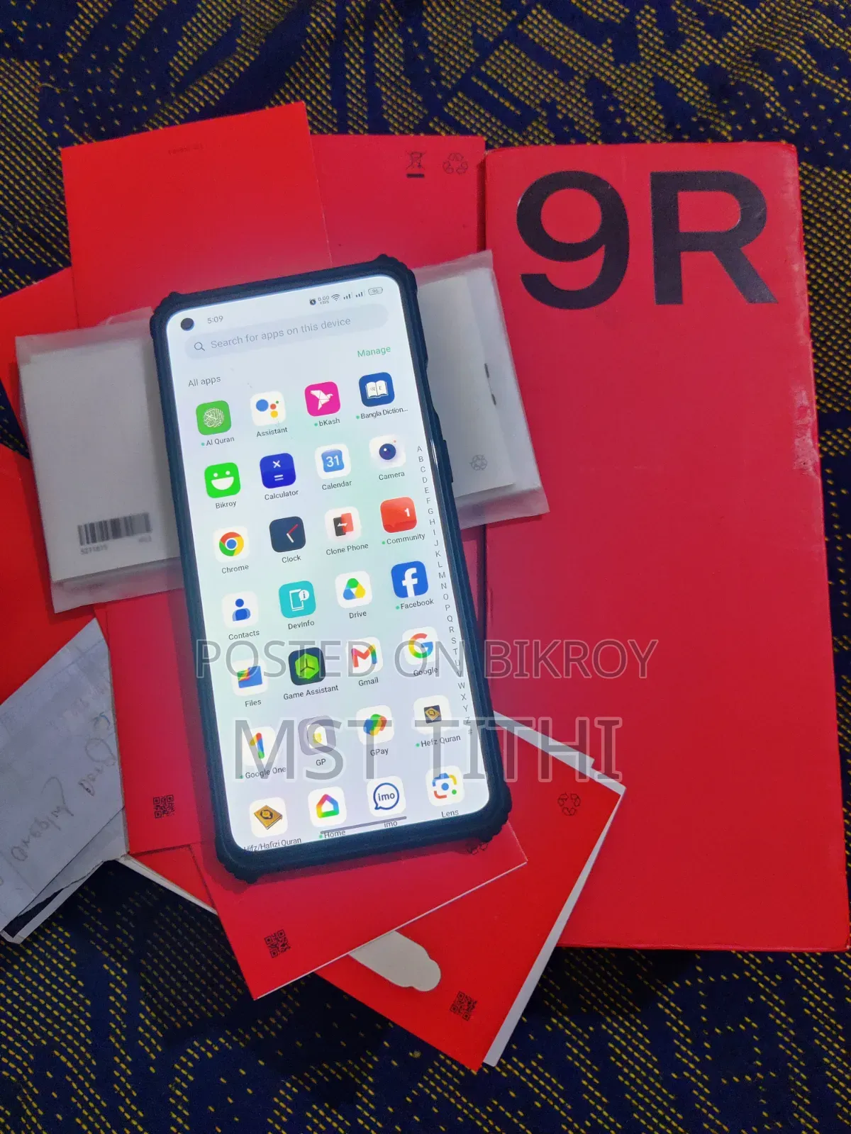 OnePlus 9R 128 GB Blue