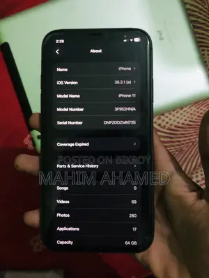 Apple iPhone 11 64 GB Black