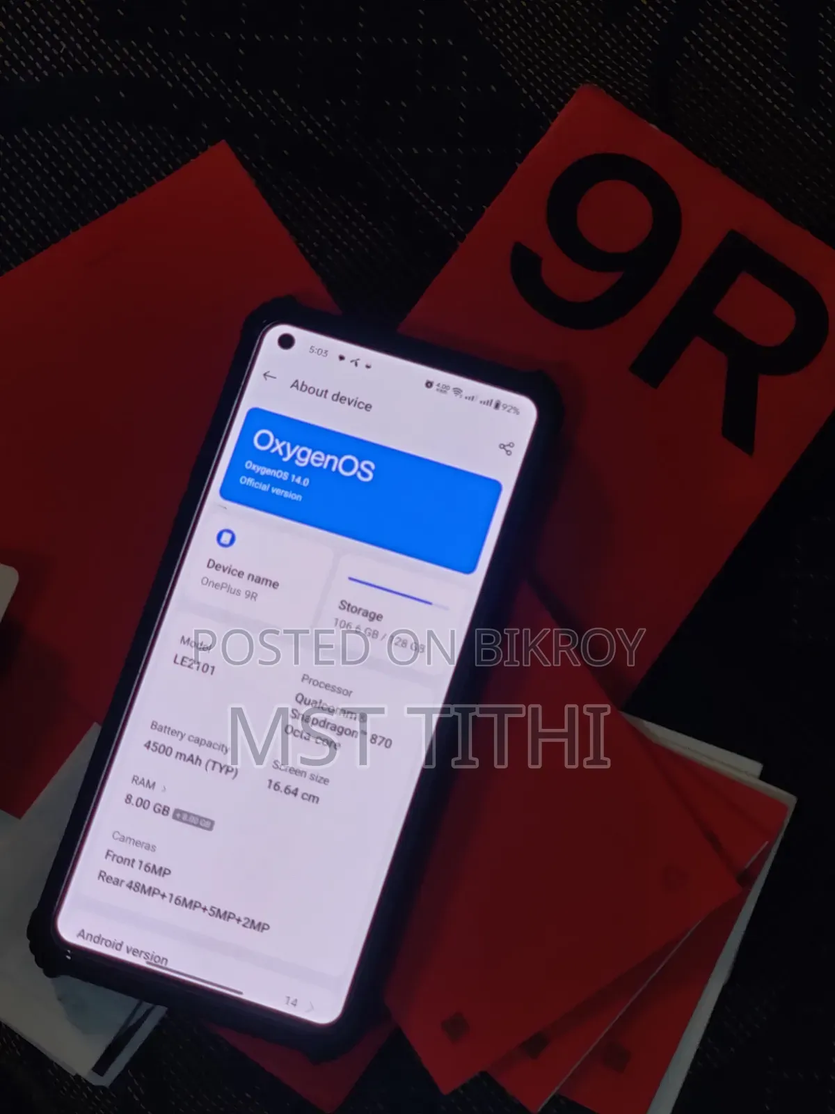 OnePlus 9R 128 GB Blue