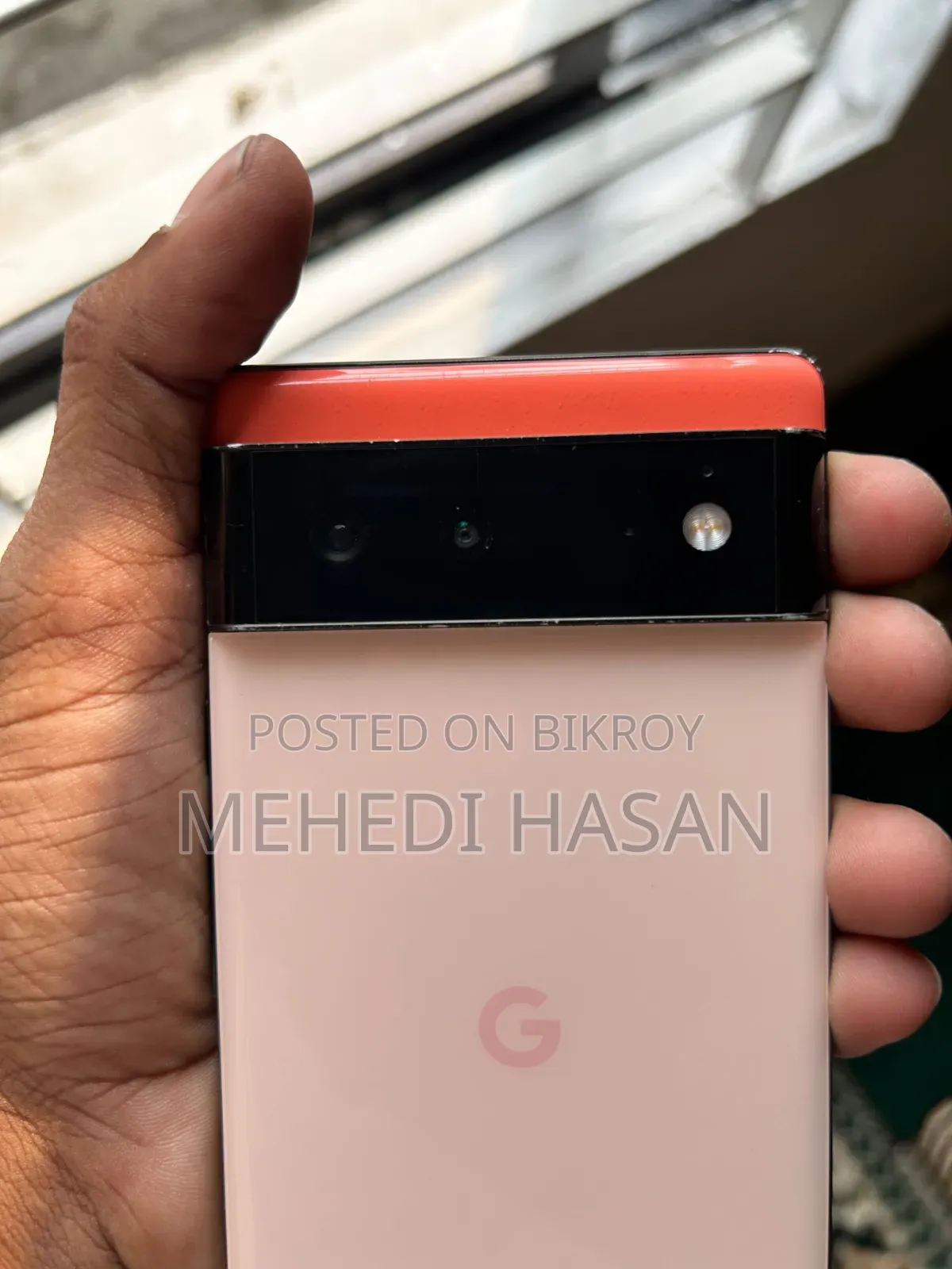গুগল পিক্সেল ৬ ১২৮ জিবি রোজ গোল্ড