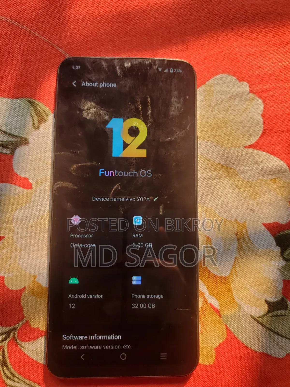 Vivo Y02A 32 GB Black