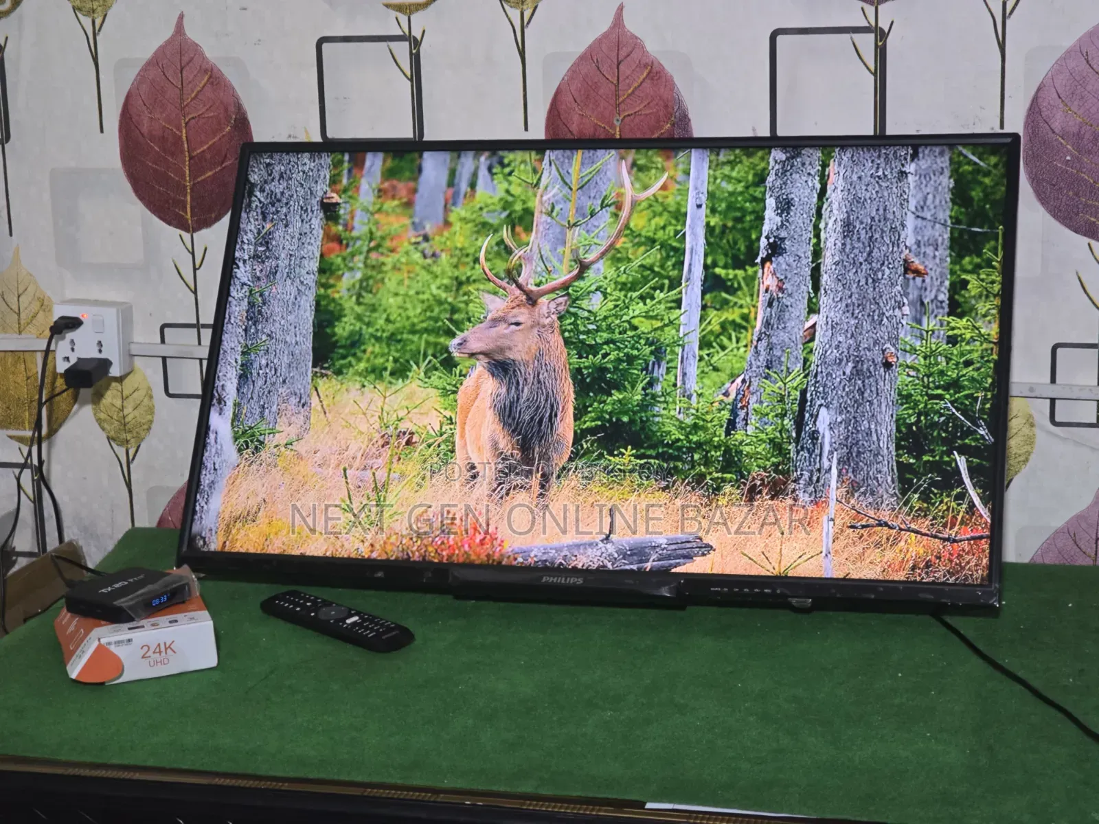 Philips 40" TV + Google TV Box (Voice Control)
