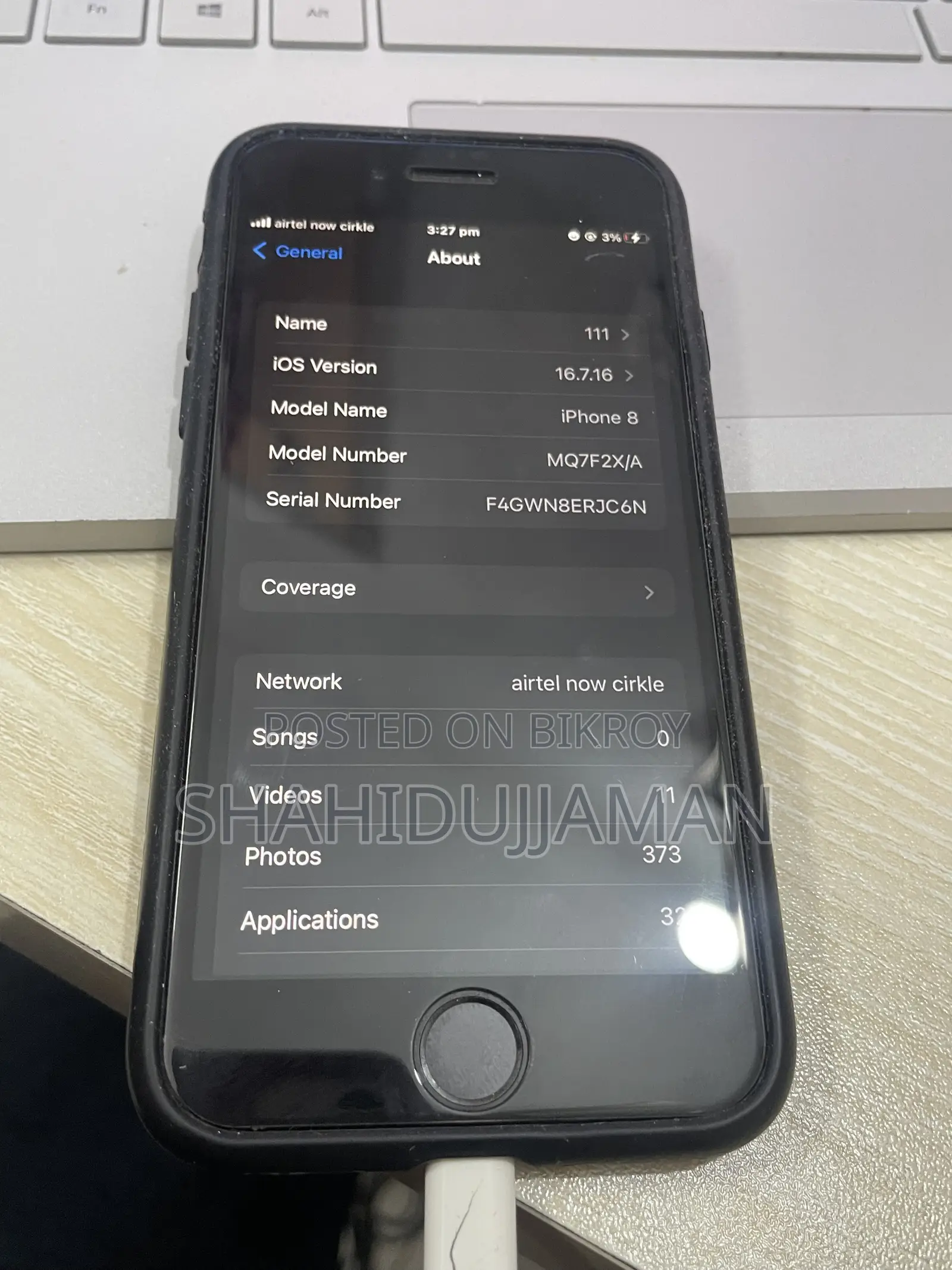 Apple iPhone 8 256 GB Black