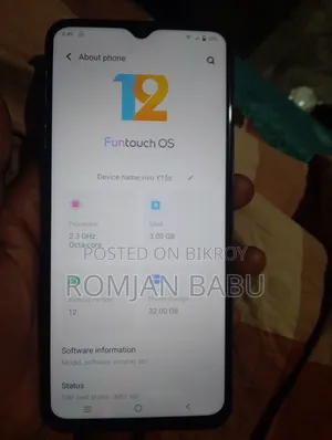 Vivo Y15s 32 GB Green