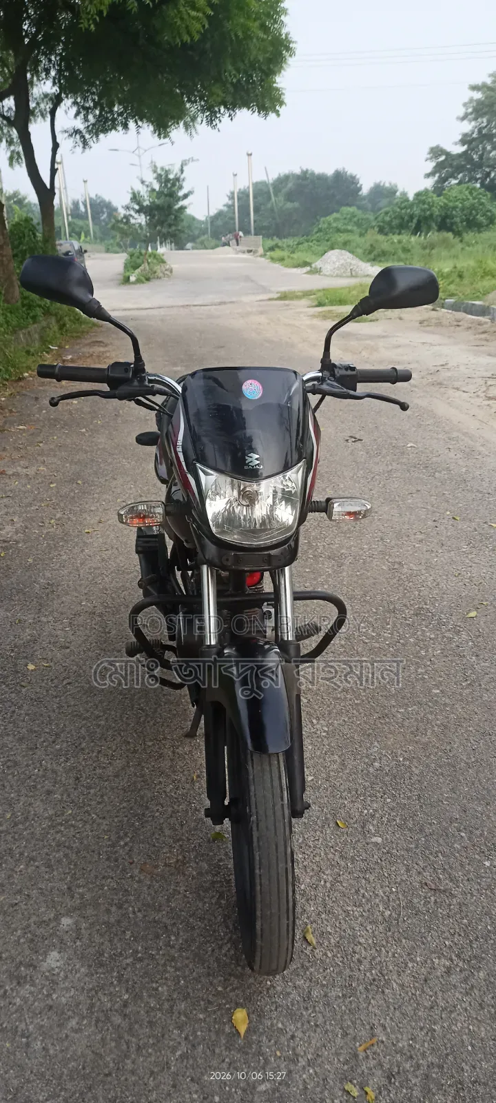 বাজাজ প্লাটিনা ১০০ ২০১৬ কালো