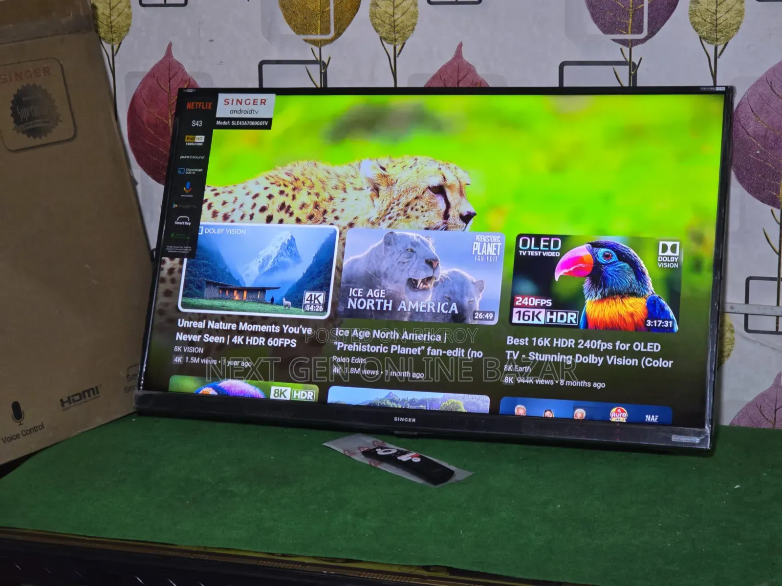 Singer 43" Voice Control TV