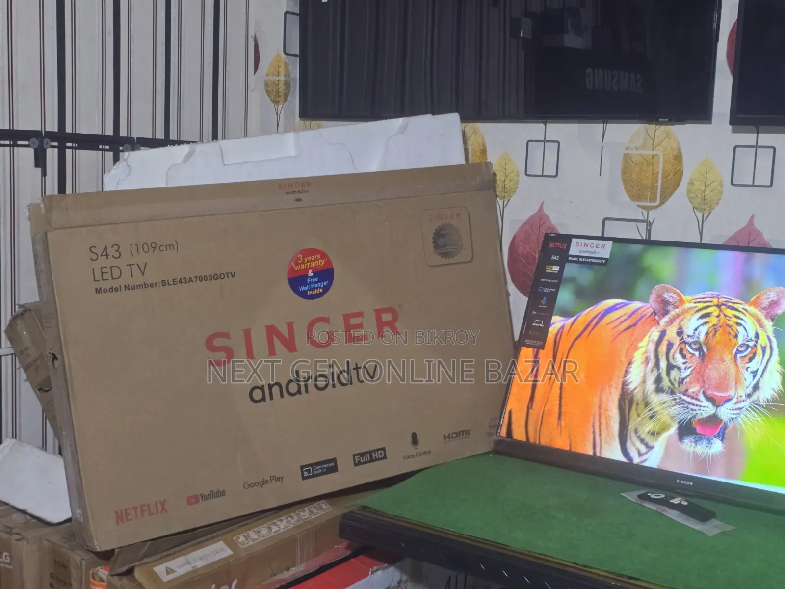 Singer 43" Voice Control TV