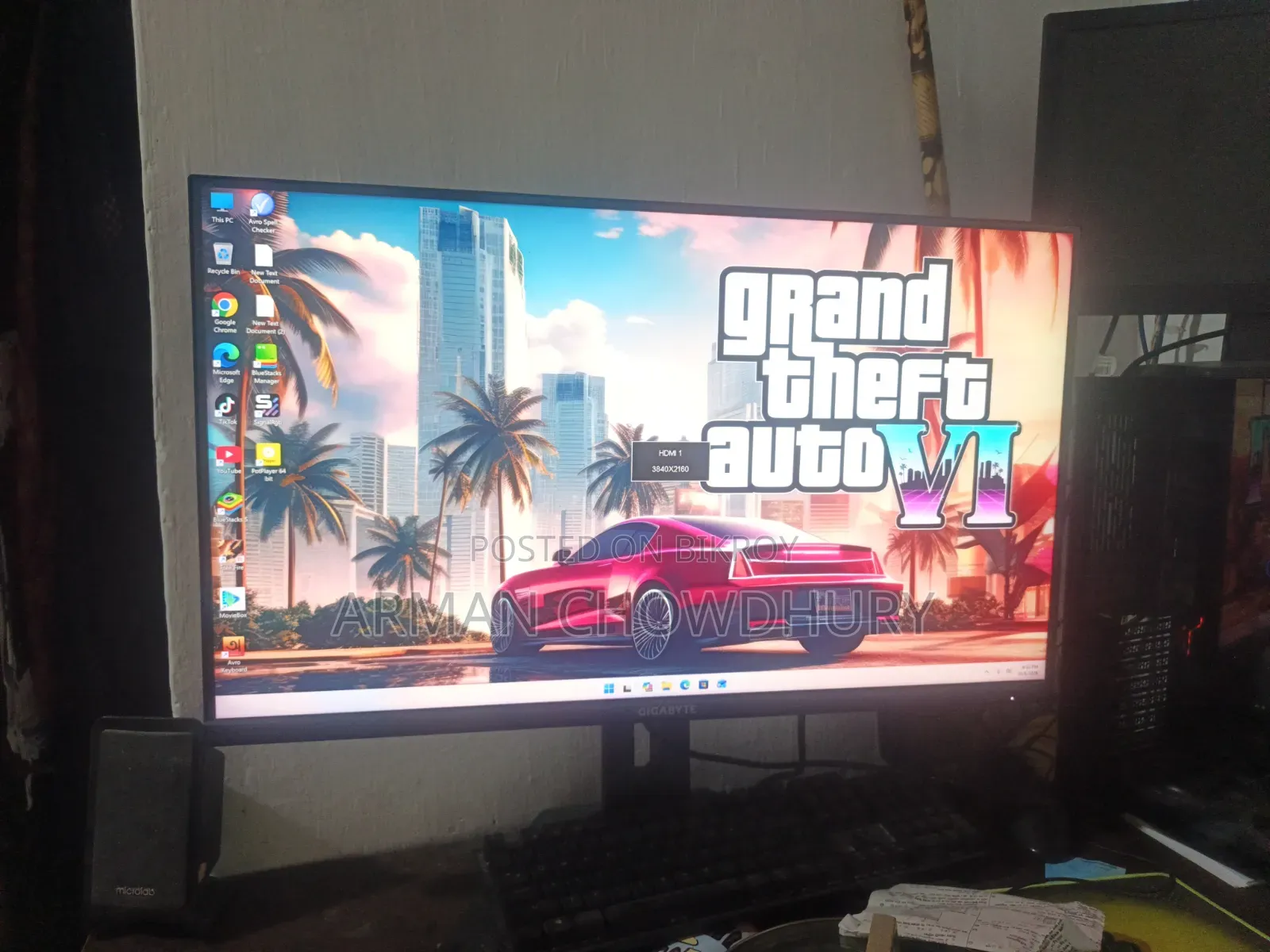Desktop Computer Gigabyte GB-BSi7HA-6600 8GB Intel Core i3 SSD 500GB