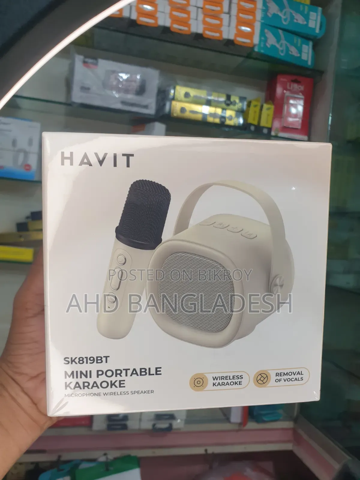 Havit Mini Portable Karaoke Microphone Wireless Streaker