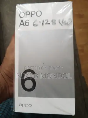 New Oppo A6 128 GB Silver