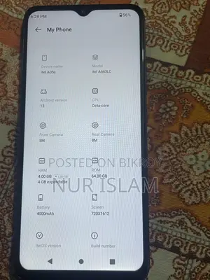 Itel A05s 32 GB Blue