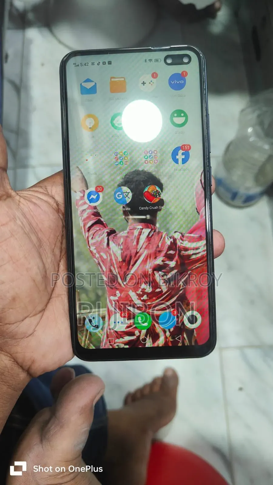 ভিভো ভি১৯ ১২৮ জিবি ব্ল্যাক